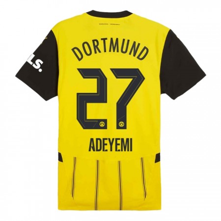 Camiseta de fútbol Borussia Dortmund Adeyemi 27 1ª equipación 2024-25 Camiseta de fútbol Borussia Dortmund Adeyemi 27 1ª equipación 2024-25